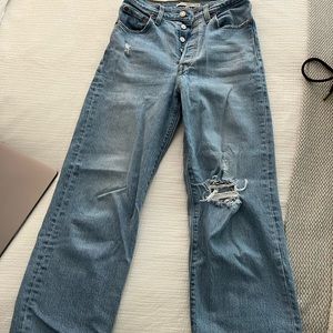 Levi’s ribcage straight jeans
